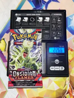 VERY HEAVY! 22.66Gram Obsidian Flames Pokemon TCG Factory Sealed Booster Pack! - Image 1
