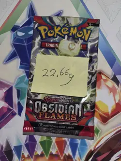 VERY HEAVY! 22.66Gram Obsidian Flames Pokemon TCG Factory Sealed Booster Pack! - Image 2