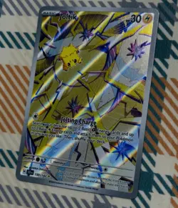Pokemon TCG Joltik Card 150/142 Stellar Crown Illustration Rare NM - Image 1