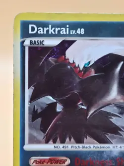 2008 POKEMON DIAMOND & PEARL MAJESTIC DAWN DARKRAI LV. 48 3/100 HOLO RARE HP - Image 2