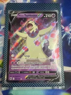 Pokemon Card HISUIAN TYPHLOSION V Ultra Rare 053/189 ASTRAL RADIANCE NM/M - Image 1