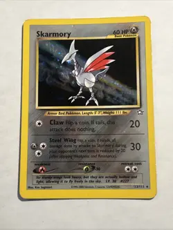 2000 Pokemon Skarmory 13/111 Neo Genesis Holo MP - Image 3