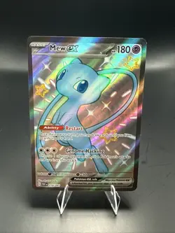 Pokemon Mew ex Shiny Ultra Rare SV: Paldean Fates 216/091 NM - Image 2