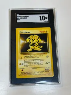 Pokemon 1999 Base Set Electabuzz 20/102 Rare CGC 10 GEM MINT - Image 1