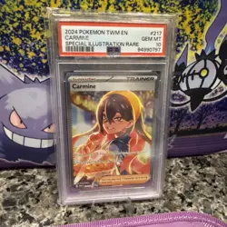 2024 Pokemon TWM EN Carmine SIR PSA 10 - Image 1