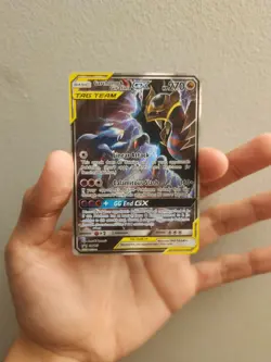 Pokemon Garchomp and Giratina GX SM193 Black Star Promo NM - Image 1