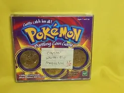 1999 Pokemon Battling Coin Game 3 Coins Opened /case 16 - Image 1