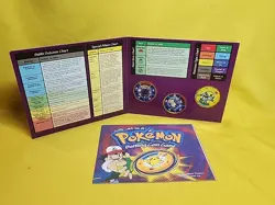 1999 Pokemon Battling Coin Game 3 Coins Opened /case 16 - Image 3