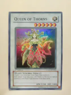Yugioh! Queen of Thorns CSOC-EN042 Super Rare LP - Image 1