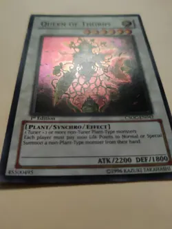 Yugioh! Queen of Thorns CSOC-EN042 Super Rare LP - Image 4