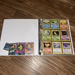 Vintage Pokemon Card Binder Lot 100+ Cards LP-MP Mixed Sets, Base Set, 90’s, Y2K - Image 1