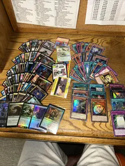 Yu-Gi-Oh! Trading Cards Game And Magic The Gathering Game Cards Log Of Over 120 - Image 1