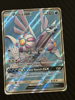 Palkia GX 119/131 Forbidden Light Ultra Rare Full Art NM/LP Pokemon TCG Card - Image 1