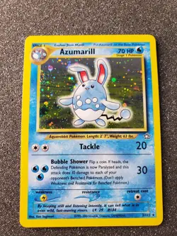 Azumarill Holo Neo Pokemon Card NM - Image 1
