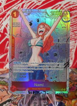 PROXY One Piece Card Nami Manga Prb-01 English Proxy Card CUSTOM - Image 1