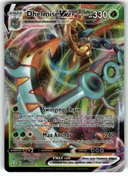 Dhelmise VMAX 010/072 Shining Fates NM Pokemon Card TCG - Image 1