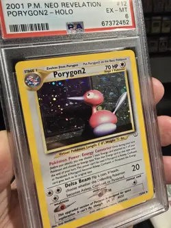 PSA 6 Porygon2 Neo Revelation Holo Rare Pokemon Card 12/64 - Image 2