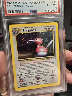 PSA 6 Porygon2 Neo Revelation Holo Rare Pokemon Card 12/64 - Image 3