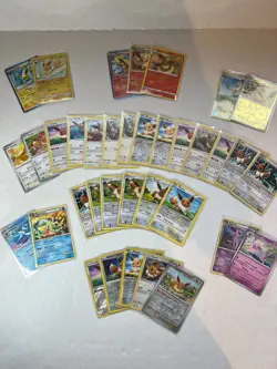 Eeveelution / Eevee Pokemon 36 Card lot with 2025 Pokemon day Eevee - Image 1