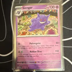Pokemon Gengar 2x 094/165 Fusion Strike Holo Rare Cards English - Image 1