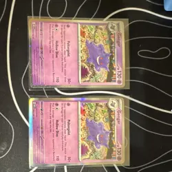 Pokemon Gengar 2x 094/165 Fusion Strike Holo Rare Cards English - Image 3