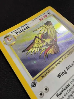 Pokemon Pidgeot Jungle 8/64 1st Edition Holo 1999 WOTC TCG Card - LP - Image 4