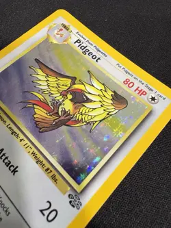 Pokemon Pidgeot Jungle 8/64 1st Edition Holo 1999 WOTC TCG Card - LP - Image 5