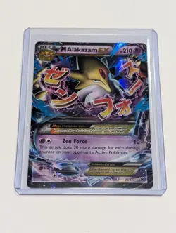 Pokemon M Alakazam EX Holo Ultra Rare TCG Card 26/124 XY Fates Collide - Image 1