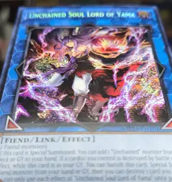 Unchained Soul Lord of Yama MP24-EN101 Tin Misprint Secret Rare Yu-Gi-Oh Card - Image 2
