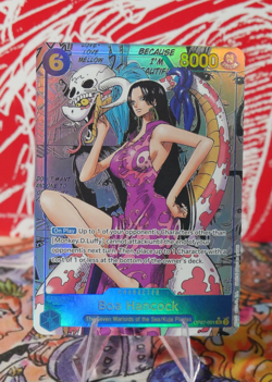 PROXY One Piece Card Boa Hancock Manga OP07 English CUSTOM - Image 1