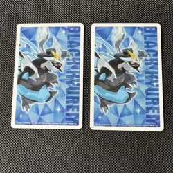 Pokemon Japanese Kyurem Deck Poker Playing Cards Larvesta & Volcarona 2 Card Lot - Image 4