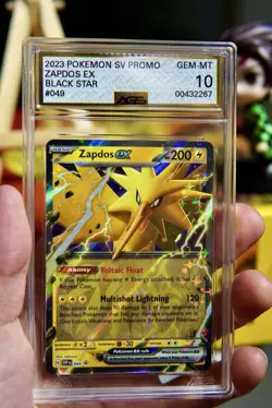 Zapdos ex 049 Sv: Scarlet & Violet Promo Cards Holo. AGS GRADED MINT 10 - Image 4