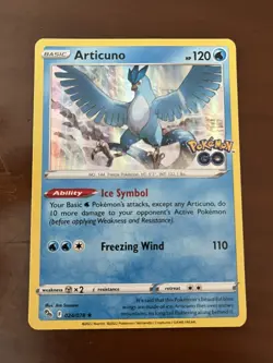 MOLTRES ZAPDOS ARTICUNO 3 CARD HOLO LEGENDARY SET Sword & Shield Pokemon Go 2022 - Image 2