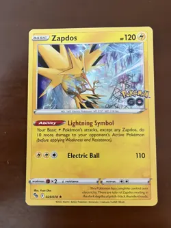 MOLTRES ZAPDOS ARTICUNO 3 CARD HOLO LEGENDARY SET Sword & Shield Pokemon Go 2022 - Image 3