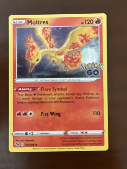 MOLTRES ZAPDOS ARTICUNO 3 CARD HOLO LEGENDARY SET Sword & Shield Pokemon Go 2022 - Image 4