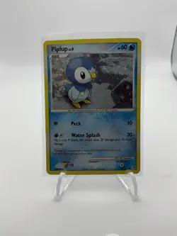 Piplup 93/130 Diamond and Pearl Lv 9 Pokemon Card TCG Holo - Image 1