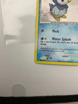 Piplup 93/130 Diamond and Pearl Lv 9 Pokemon Card TCG Holo - Image 4