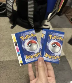 🔥 POKEMON NFC MISCUT BASE SET 1995 DOUBLE GUST OF WIND & COLOR BAR 2-CARD… - Image 2