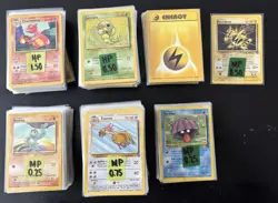 🔥 MASSIVE WOTC Pokemon Card Lot MP-HP – 305 Vintage Cards! - Image 4