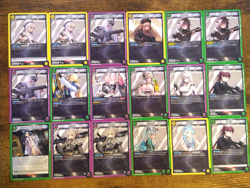 Beautiful 18 Union Arena NIKKE Card Lot - Anime Girls Waifu Neon Rapi Soda - Image 1