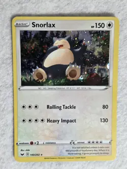 5 Snorlax Pokemon TCG card lot COSMOS HOLO Rebel Clash VMAX Climax Sw&Sh base - Image 4