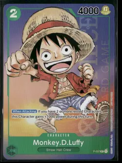 Monkey.D.Luffy (037) (1st Anniversary Tournament) - One Piece Promotion Cards (O - Image 1