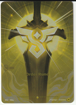 Order Rune R06a Riftbound SFD NEAR MINT FULL ART CARD - Image 1