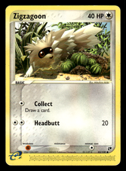 Zigzagoon 85/100 - Sandstorm - Pokemon Card - Image 1