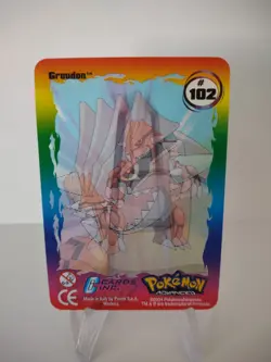 Pokemon Advanced 2004 Panini Lenticular Action Card #102 Groudon - Image 2