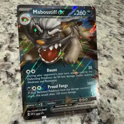 Mabosstiff ex 086 SV Scarlet & Violet Pokemon Promo Card 🔥 - Image 3