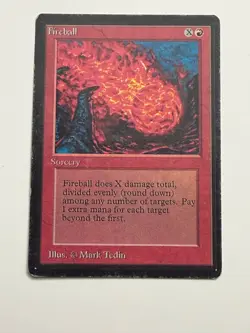 Fireball Beta HP MTG Magic the Gathering - Image 1