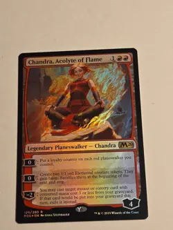 Chandra, Acolyte of Flame FOIL X1 M20 Core Set 2020 MTG 126/280 R - Image 1