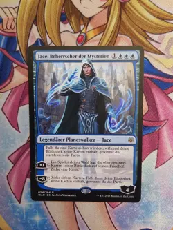 MTG German Jace, Wielder of Mysteries Rare War of the Spark LP - Image 1