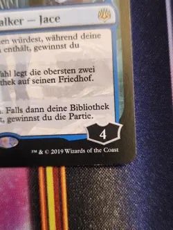 MTG German Jace, Wielder of Mysteries Rare War of the Spark LP - Image 4